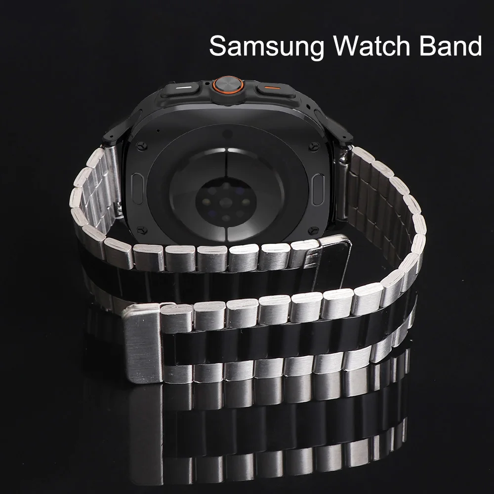 

Для Samsung Galaxy Watch 8 8 Classic Ultra ремешок Магнитный браслет из нержавеющей стали Huawei Watch5/4/GT5/GT4/GT3/GT2/Active Band