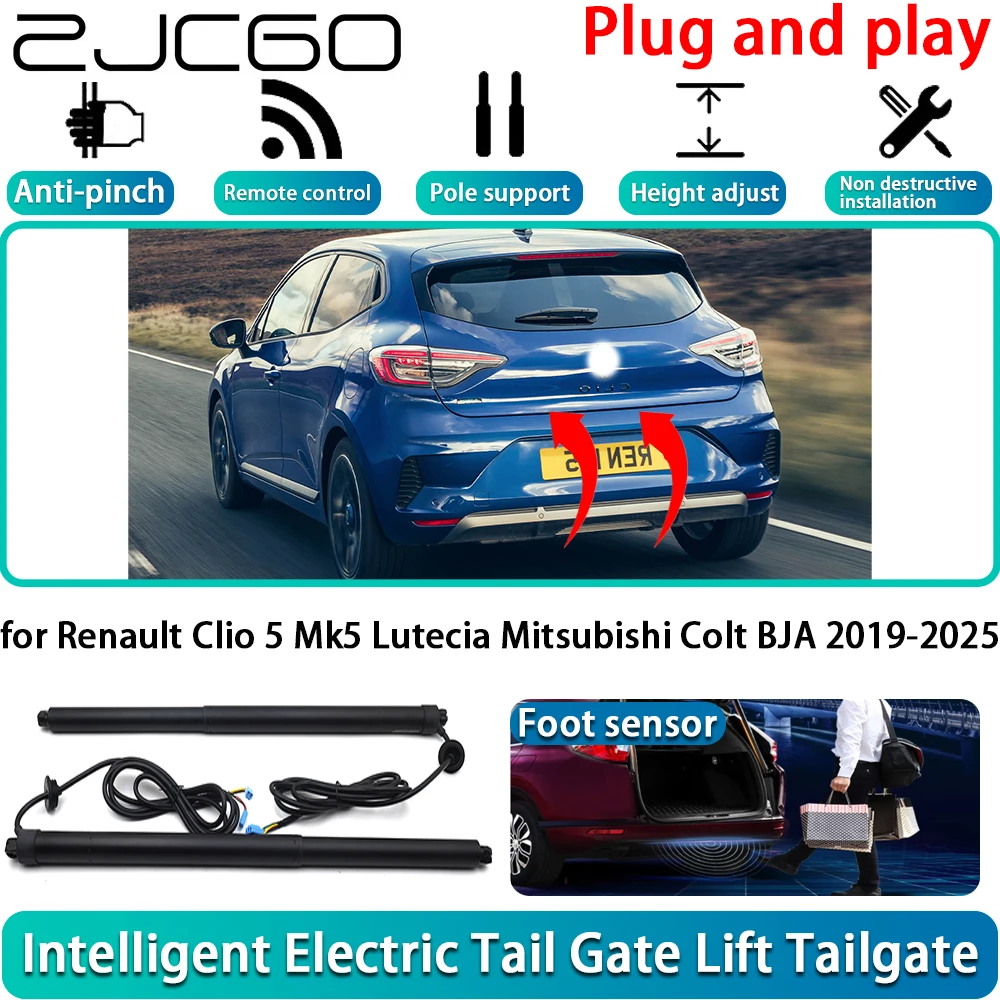 

for Renault Clio 5 Mk5 Lutecia Mitsubishi Colt BJA 2019-2025 Electric Powered Tailgate Power Liftgate Automatic Tailgate System