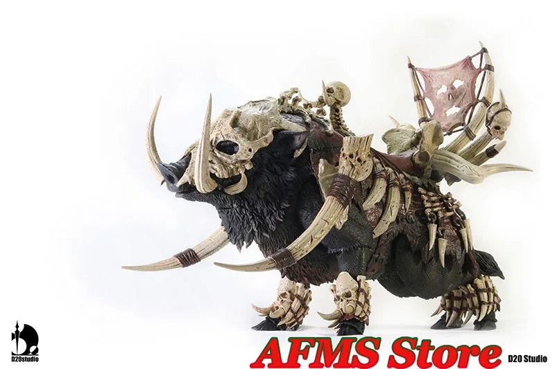 D20 Studio 1/12 Scale Collection Figure Boar Bone Spurs Ancient animals Fit 6-7 Inch Action Figure Doll Mount Model Removable