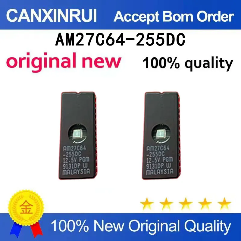 (5pcs-100pcs）Brand new original AM27C64-255DC DIP-28 spot chip IC