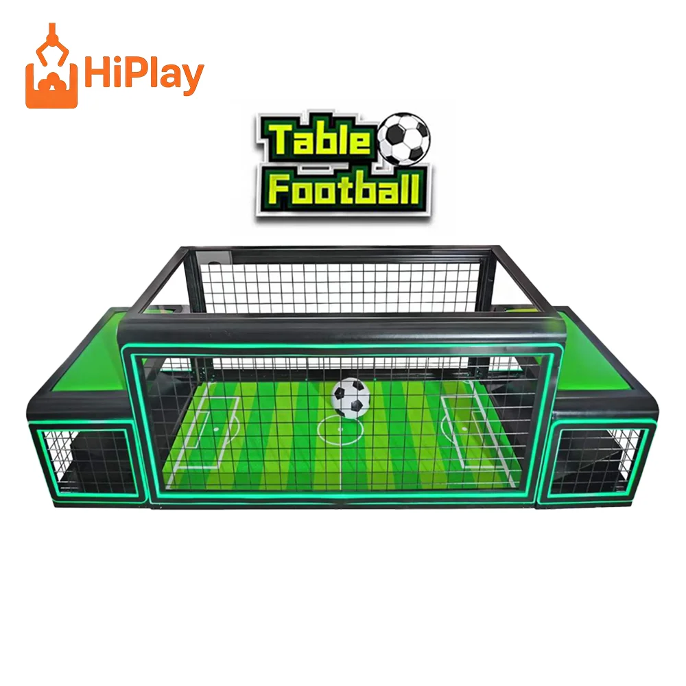 HiPlay Commercial Table Soccer Arcade Game Equipment, 2-Player Competitive Electric Sports Game For Sports Bar & FEC