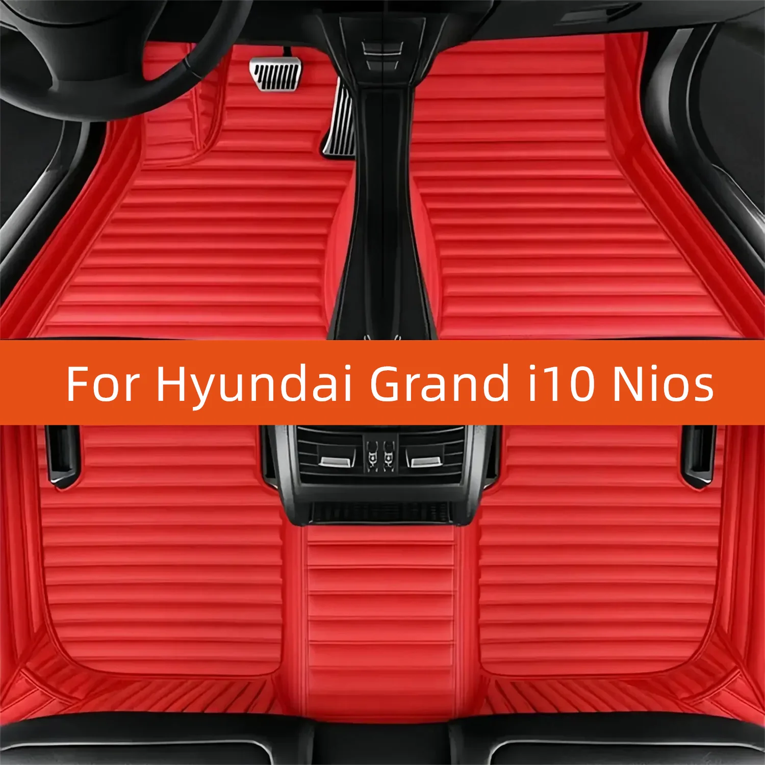 

Custom Leather Car Floor Mat For Hyundai Grand i10 Nios 2020 2021 2022 2023 2024 2025 2026 2027 Car Mat Interior Accessories