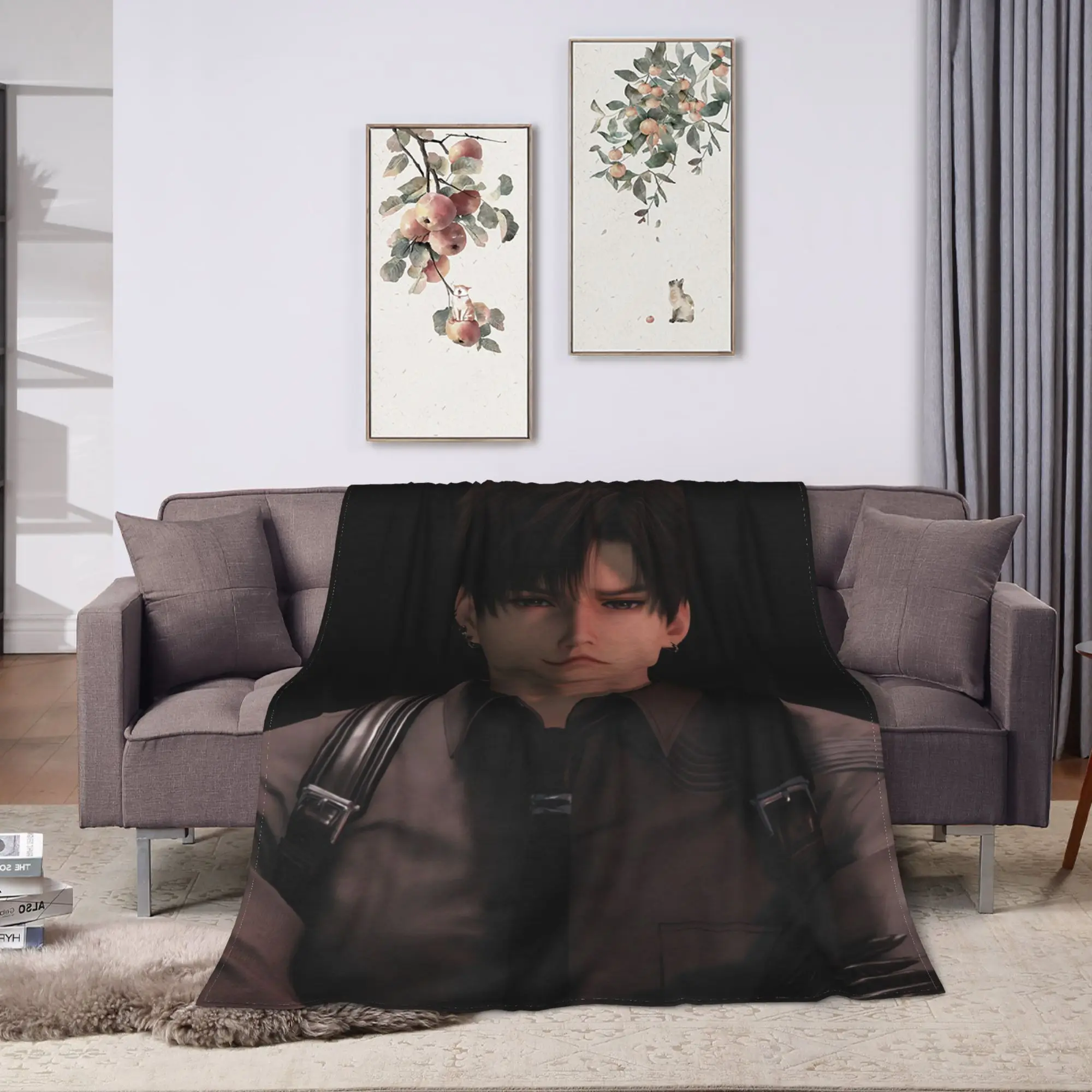 Love and Deepspace Your Husbands Your Boyfriends Blankets Warm Graphic Plush Throw Blanket For Living Room Flannel Bedspread
