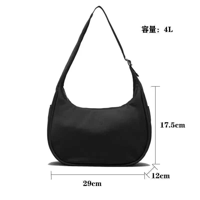 Bolso de diseñador de media luna para mujer, Mini bolso de hombro, Oxford, bolsos de mano, nueva tendencia, bolso de lujo