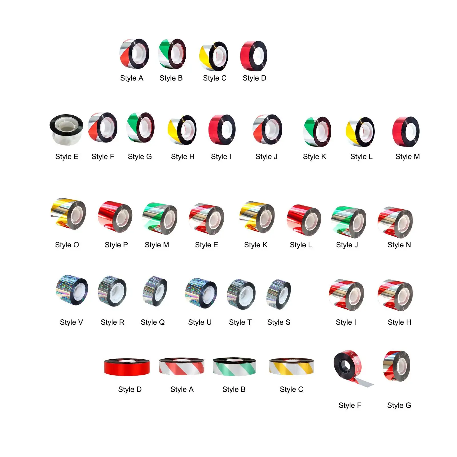 Bird Scare Tape Ribbon Easy Use Bird Reflective Tape for Pigeon Crows Lawn