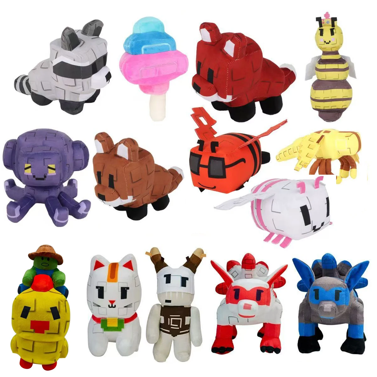 

1Pc 25CM Hot Game Grow A Garden Plush Toys Roblox Cartoon Dolls Kawaii Bear Dragonfly Plushie Toy Birthday Christmas Gift