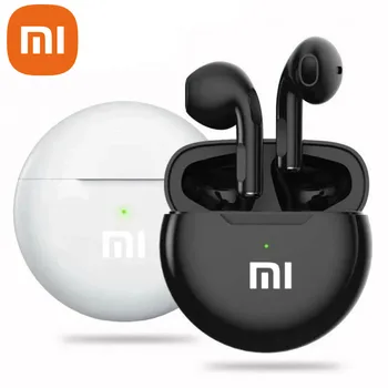 Orijinal Xiaomi hava Pro 6 TWS kablosuz Bluetooth kulaklık Mini bakla kulakiçi Earpod kulaklık Android IOS için Mic ile