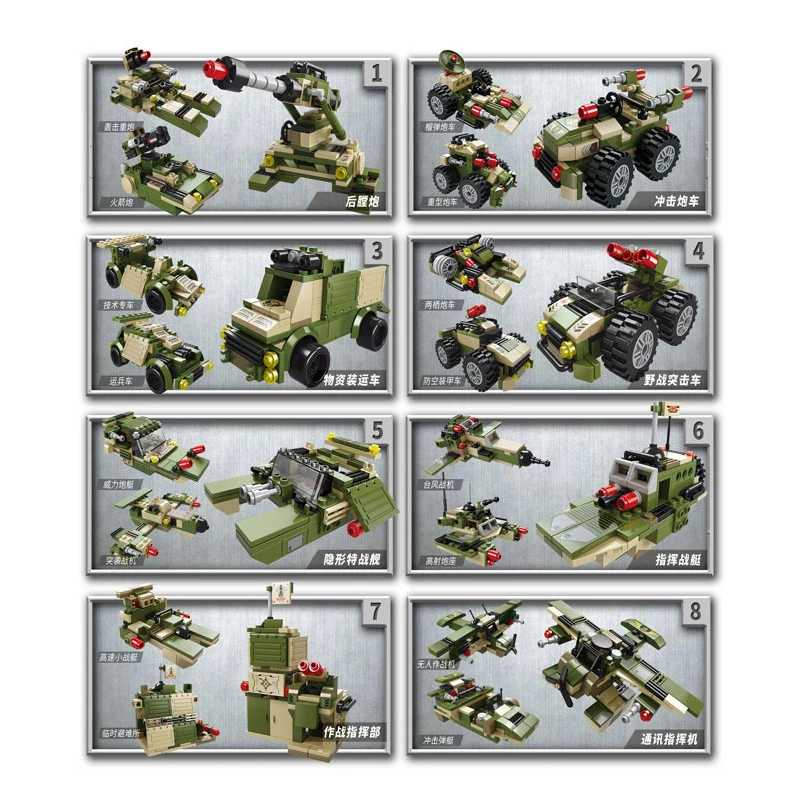 مكعبات بناء دبابة المعركة من OUZEY Mammoth للأعمار من 14 عامًا، ألغاز ثلاثية الأبعاد يمكنك صنعها بنفسك مجموعات نماذج عسكرية، هدية لعبة جذعية تعليمية