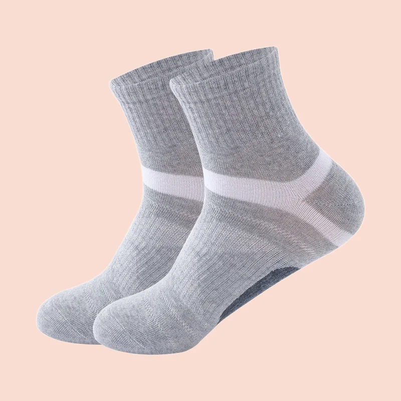 5 Paar neue hochwertige gekämmte Baumwolle Herren Komforts ocken lässig atmungsaktive aktive Socken Mann Streifen lange Socke