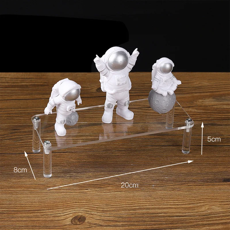 Acrylic Risers Display Shelf 1-5 Tier Acrylic Stand For Display, Figures, Collectibles, Cupcake, Jewelry, Candle Toys Decoration