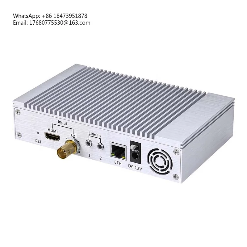 4K60 12G SDI StandAlone Endoscope 2 Channel 4K Switchable RTMP HDMI Encoder Capture Card Box Digital Video Recorder