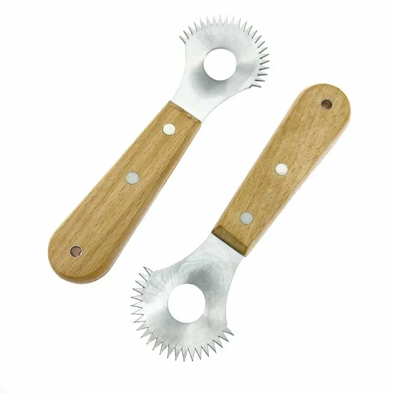 【HG】Durable Handmade Wooden Handle Coconut Planer Fruit Spoon Meat Scraper Coconut Milk Making Tool