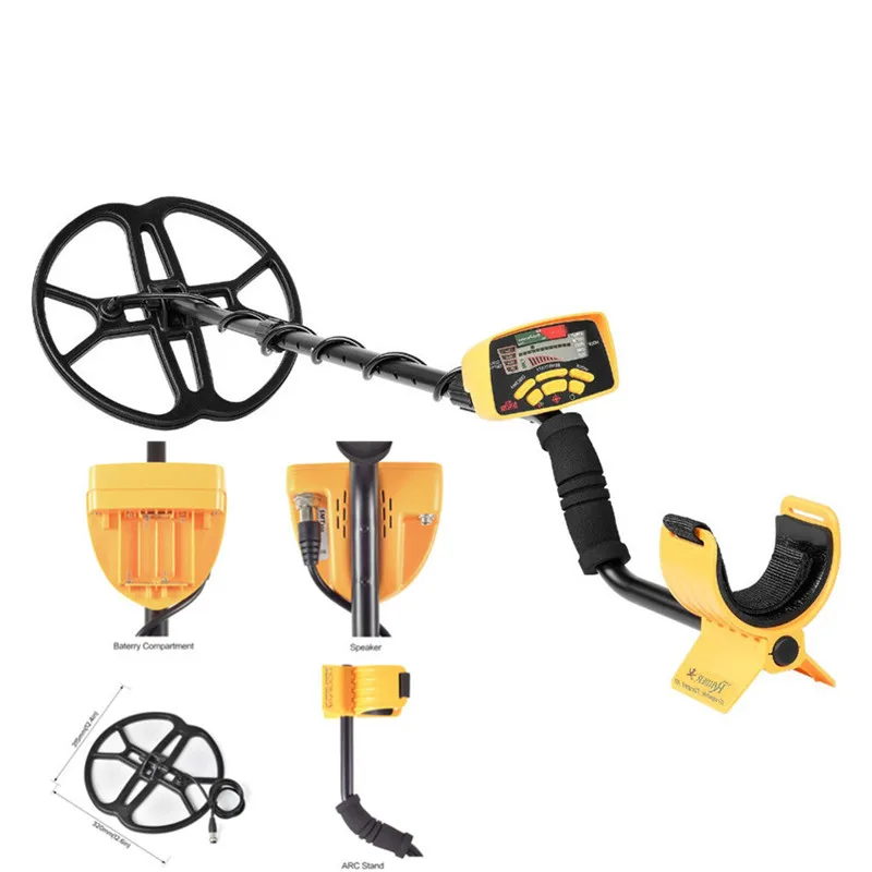 Underground Metal Detector MD-6250 Gold Digger Hunter with LCD Display Underground Treasure Gold Finder Detector