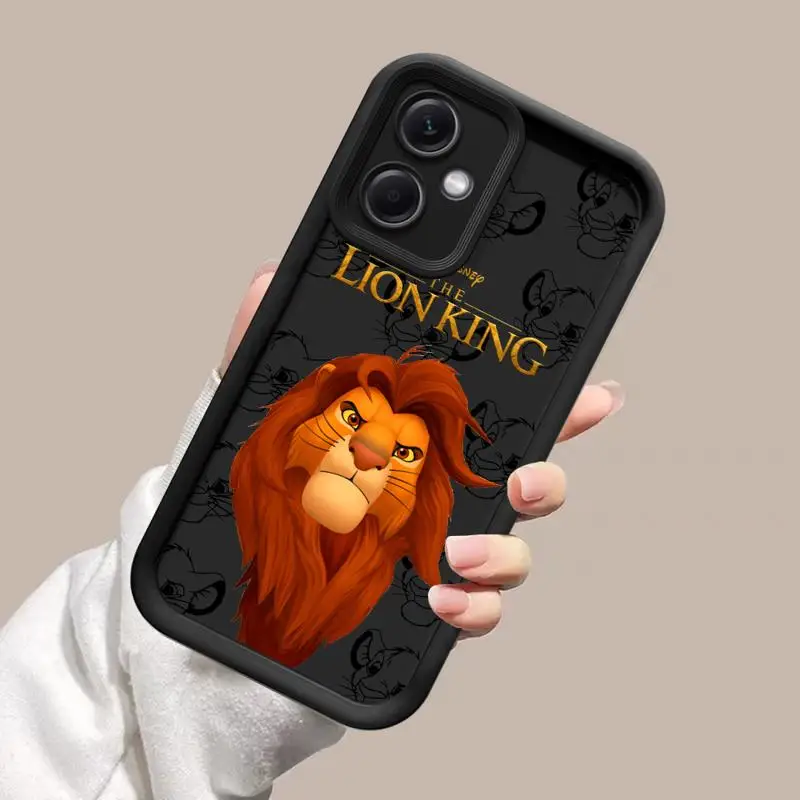 Custodia per telefono per Redmi Note 12 13 5G 10Pro custodie 11 10 12S 13pro 4G 11S 12ProPlus fundas 11Pro Cover Il Re Leone Simba Animaton