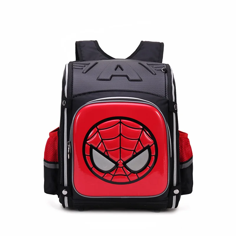 Sac à dos Spider Man de grande capacité pour garçons, sac d'école Disney, sac à dos orthopédique 4 roues motrices, primaire, collège, initié, année 1-5, 2022