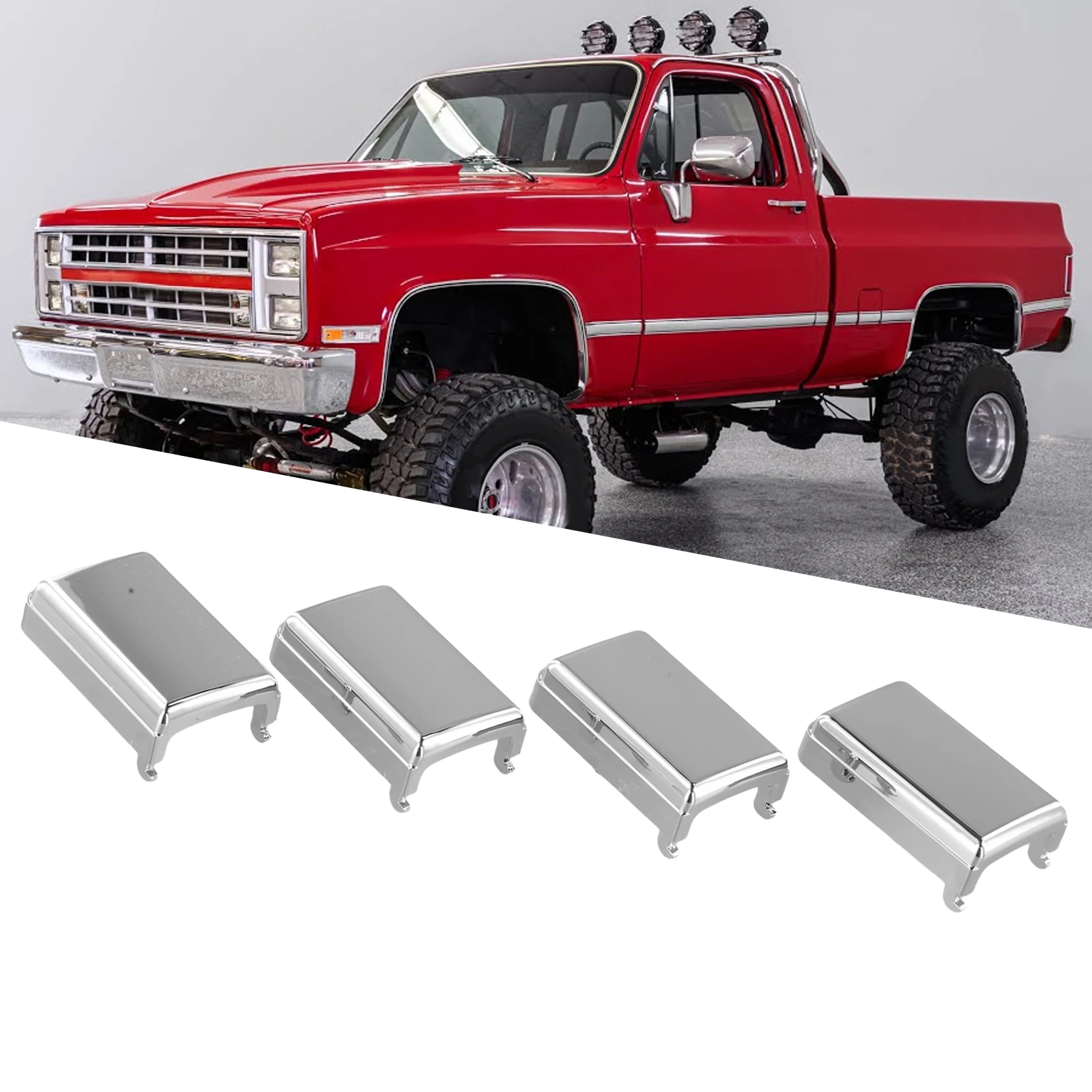 

4 Truck Door Pull Strap Covers for Chevrolet and For GMC Trucks Model Years 1981-1987 Part Numbers 14043704 81-56666