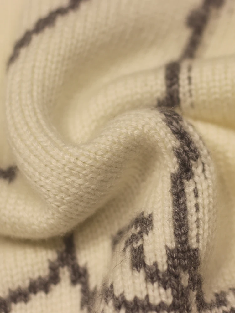 High-End Autumn Winter New Sle Woolen round Ne Sweater Cardigan ex Knitted Faionable Urban Sle Long Sve Warmth