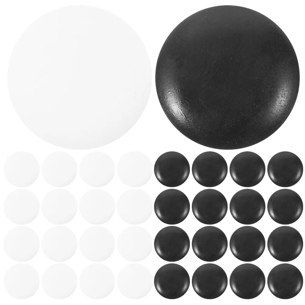 

100Pcs Eco Friendly Resin Go Chess Stones Creative Educational Game Pieces for Development Go Chess Supplies Home Office