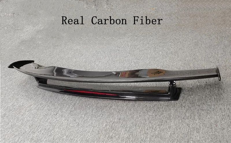 لمرسيدس بنز AMG GT GTS GTC 2015-2025 سبويلر من ألياف الكربون الحقيقية الجناح الخلفي الجذع الشفاه المفسدين جودة عالية GTR الخائن