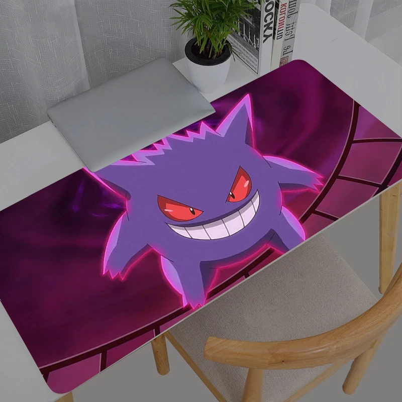 Mouse Pad Novo Durável Kawaii para Jogos, Acessórios Pokemon Pikachu, Tapete de Mesa para Computador Gamer, Mousepad XXL