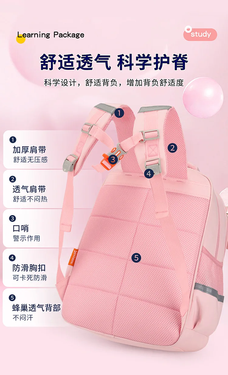 Ransel Sekolah Remaja untuk Anak Laki-laki Perempuan Ransel untuk Anak-anak Tas Siswa Sekolah Menengah Dasar untuk Usia 6-12 Tahun
