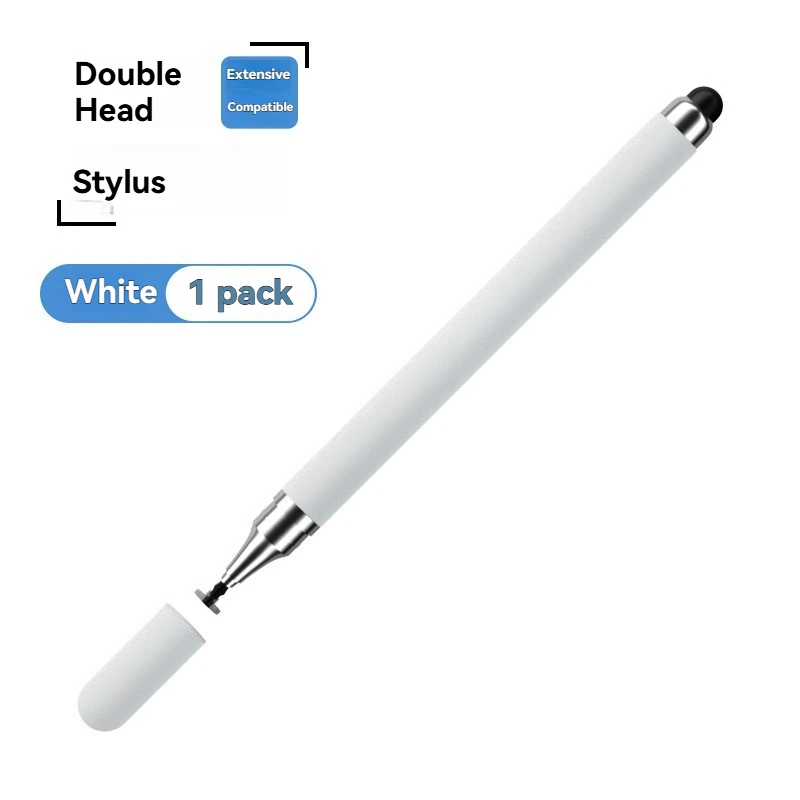 Dual-head Capacitive Pen Disc Silicone Head Dual-purpose Stylus PaintingOffice Retouching Mobile Phone Tablet Pen Capacitive Pen