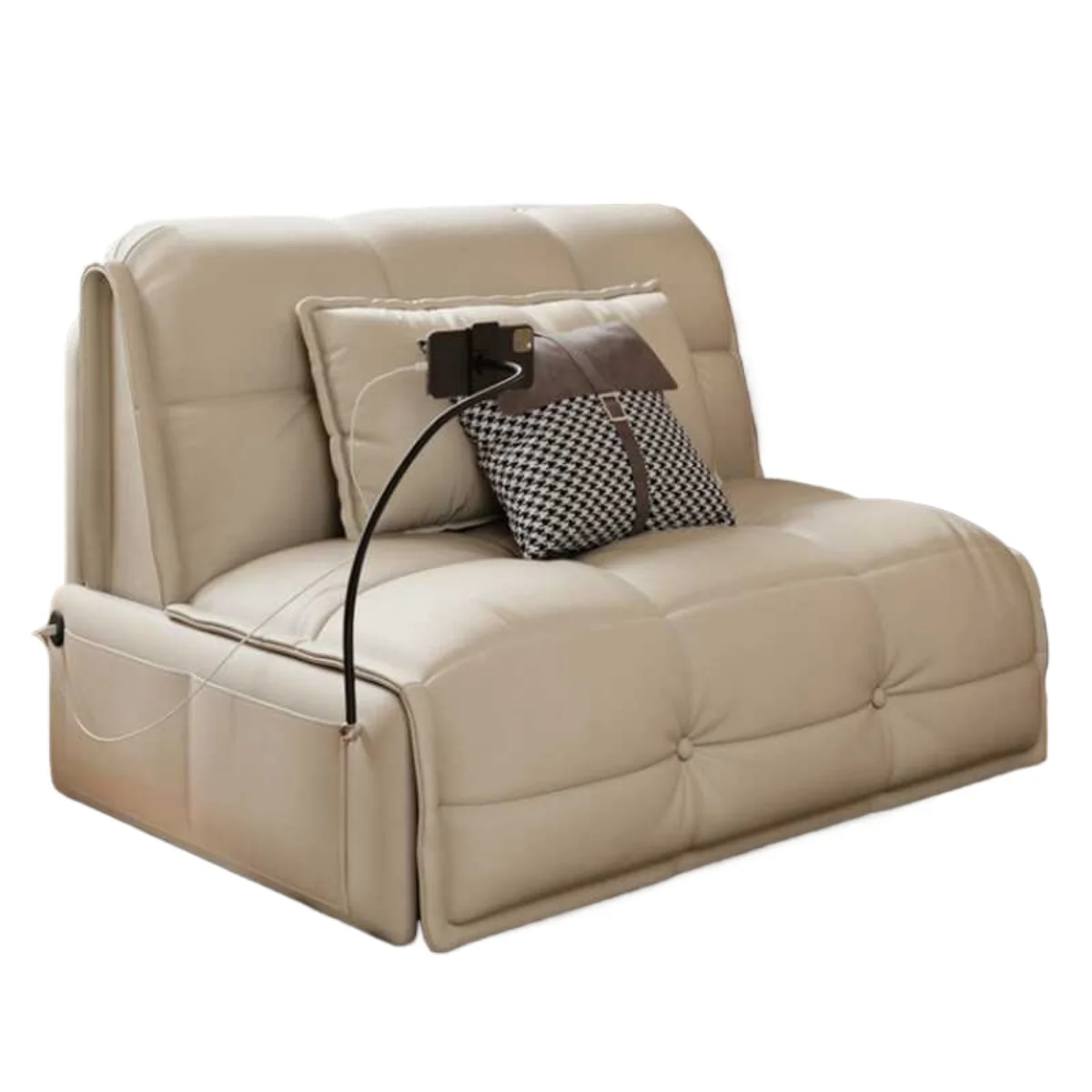 

Electric sofa bed single multi-functional modern simple living room office small apartment leisure can sit and lie down