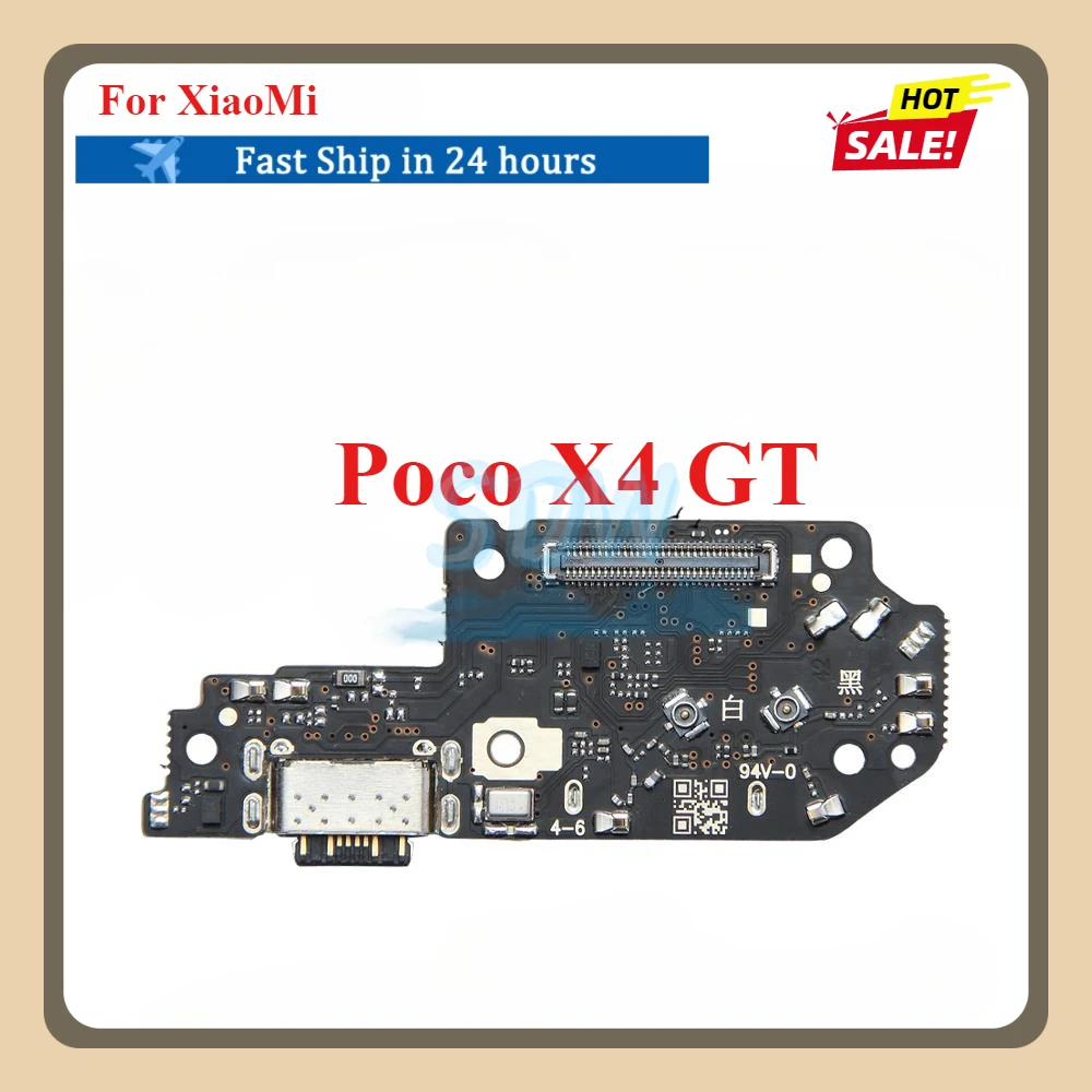 Charging Port Dock Plug Connector Charger Board Flex Cable For Xiaomi Poco C31 C40 C50 C51 C55 F4 F5 M5 X2 X3 NFC X4 X5 Pro GT