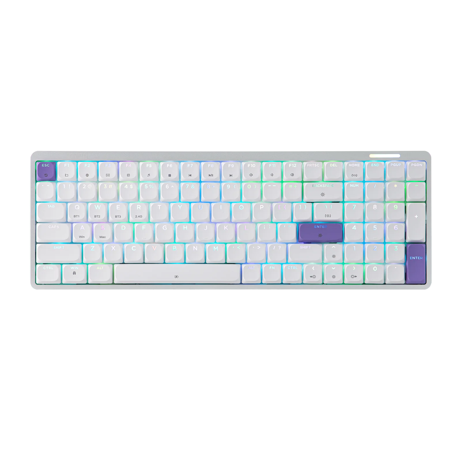 EPOMAKER LUMA100 96% QWERTY ANSI US Layout Wired/BT/2.4GHz Wireless Mechanical Keyboard with VIA Programmable & RGB Backlight