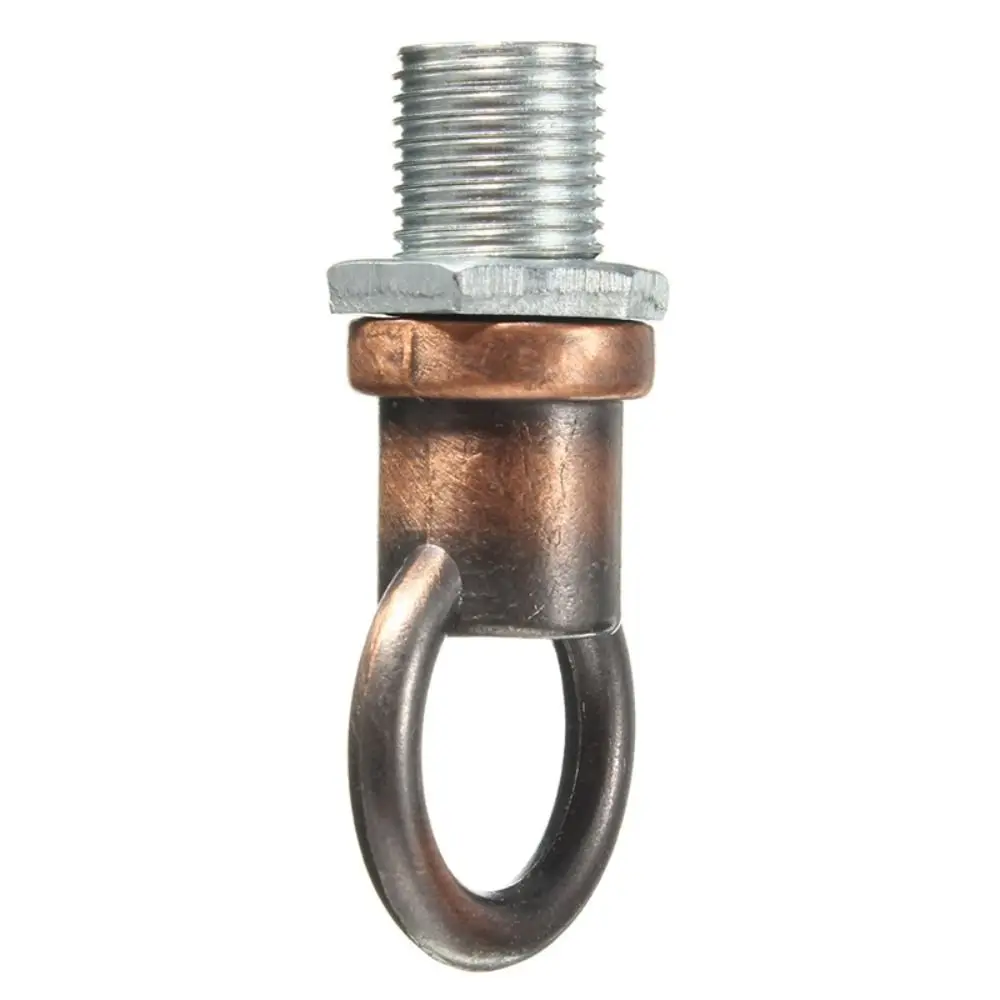 

Retro 10mm Thread Light Hook Metal Light Adapter Chandelier Hook Light Fitting Round M10 Antique Light Base Ceiling Light