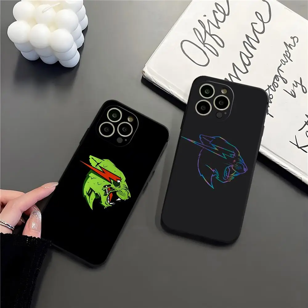 Чехол для телефона Mr B-Beasts для IPhone 17 15 16 13 Pro Max 14 12 11 Xr X 8 7 6 Plus, роскошная задняя крышка
