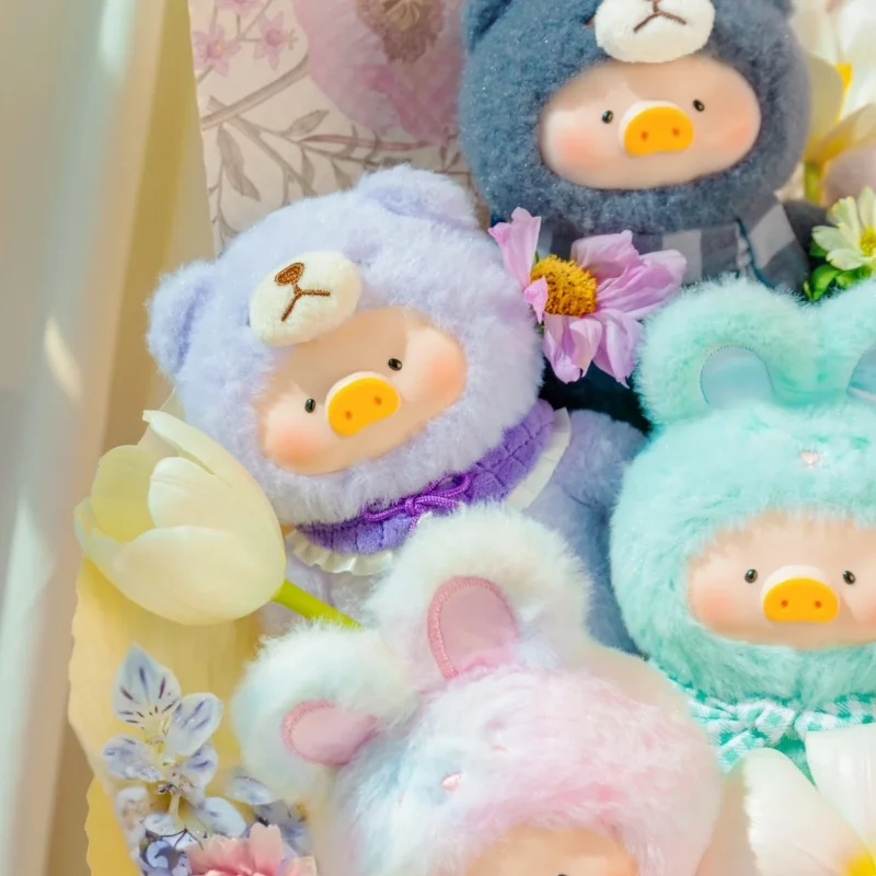 

New Lulu Pig Vintage Teddy Series Blind Box Anime Figures Model Doll Surprise Dolls Kawaii Pendant Collectible Toys Gift Replica