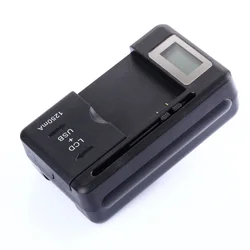 Universal Mobile Battery Charger EU US Plug LCD Indicator Screen USB-Port for Cell Phone Chargers Battery Charging