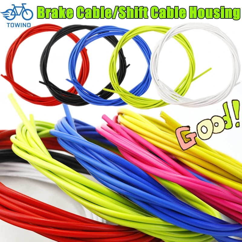 4mm/5mm Bicycle Brake Cables Housing Line Pipe Bike Shifters Derailleur Cable MTB Road Bike Shift Cable Wire Pipe High quality