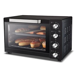 Wholesale Metal 60L Large Toaster Oven Barbecue Factory Cheap Price Baking Electric Mechanical Home  Kitchen Oven