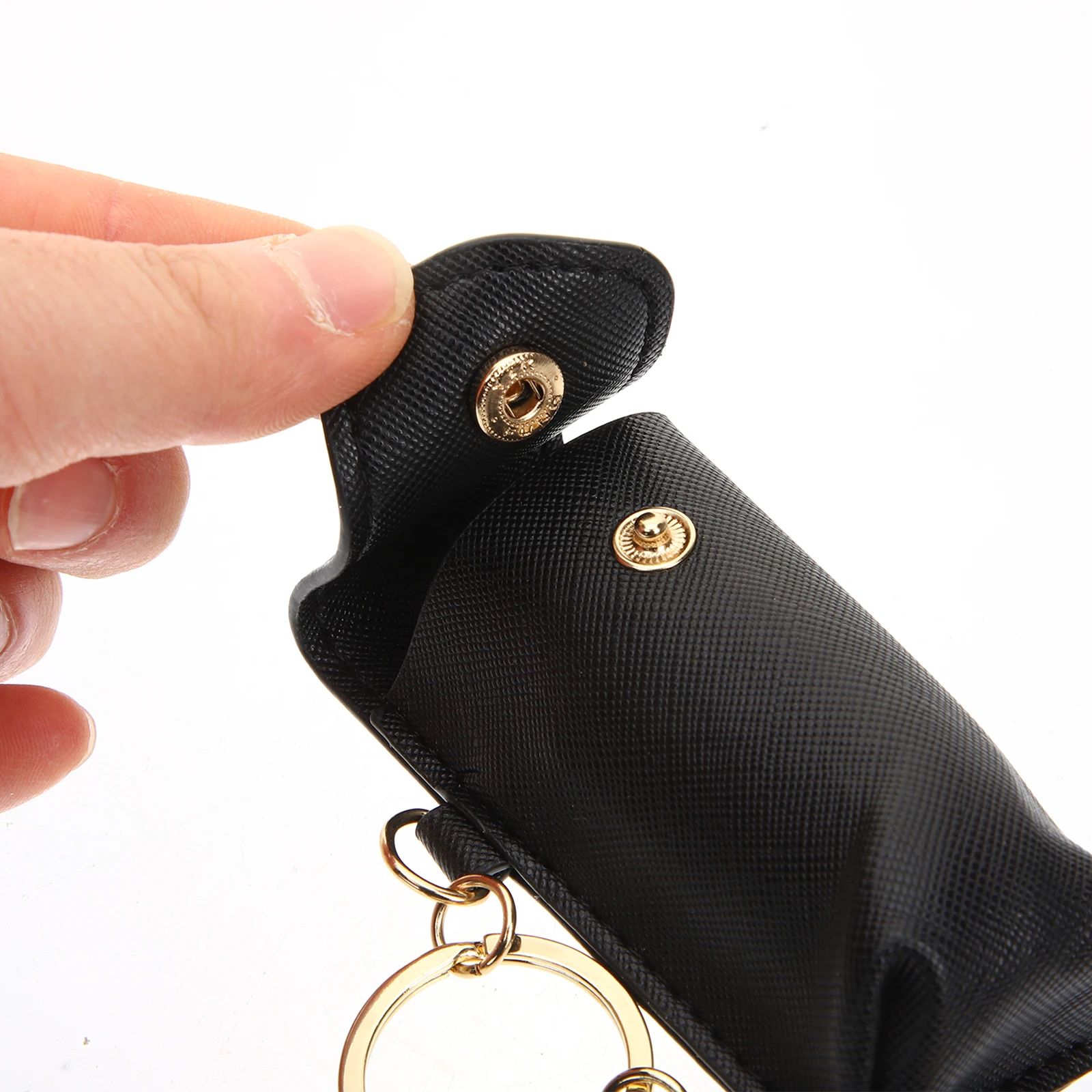 

Portable Lipstick Bag Keychain Small Pouch Holder Lip Balm Organizer Compact Lightweight Travel Accessories Women