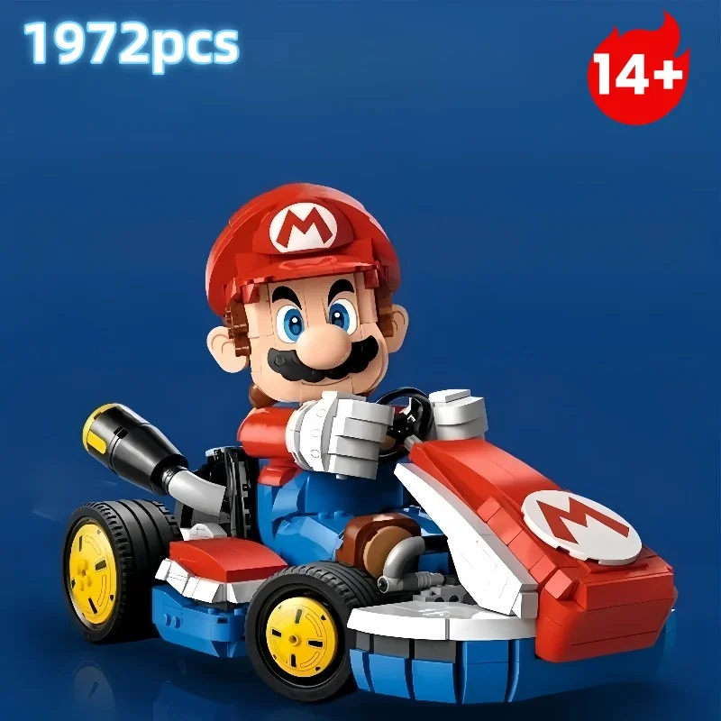 

72037 Classic Kart Building Blocks Set - Racing Car Model Kit for Kids & Adults, DIY Assembly Toy for Birthday Gifts, 1972pcs