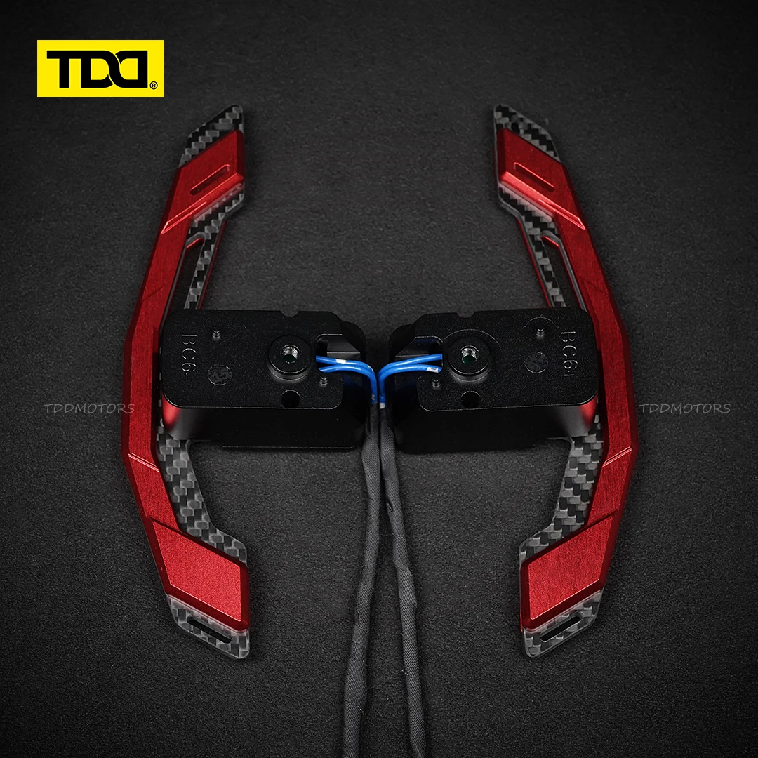 TDD Fif for Mercedes E C Class G63 CLS AMG W223 W206 W167 X167 Colored Aluminum Alloy Magnetic Shift Paddles Car Accessories
