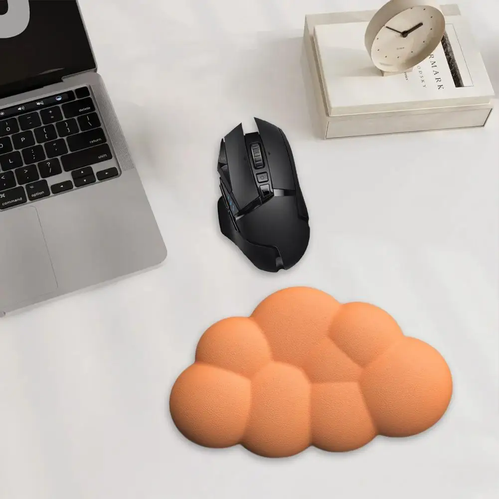 Silicone Hand Cushion Silicone Mouse Pad Ergonomic Cloud Wrist Pad Non-slip Silicone Support for Pain Relief Office Work