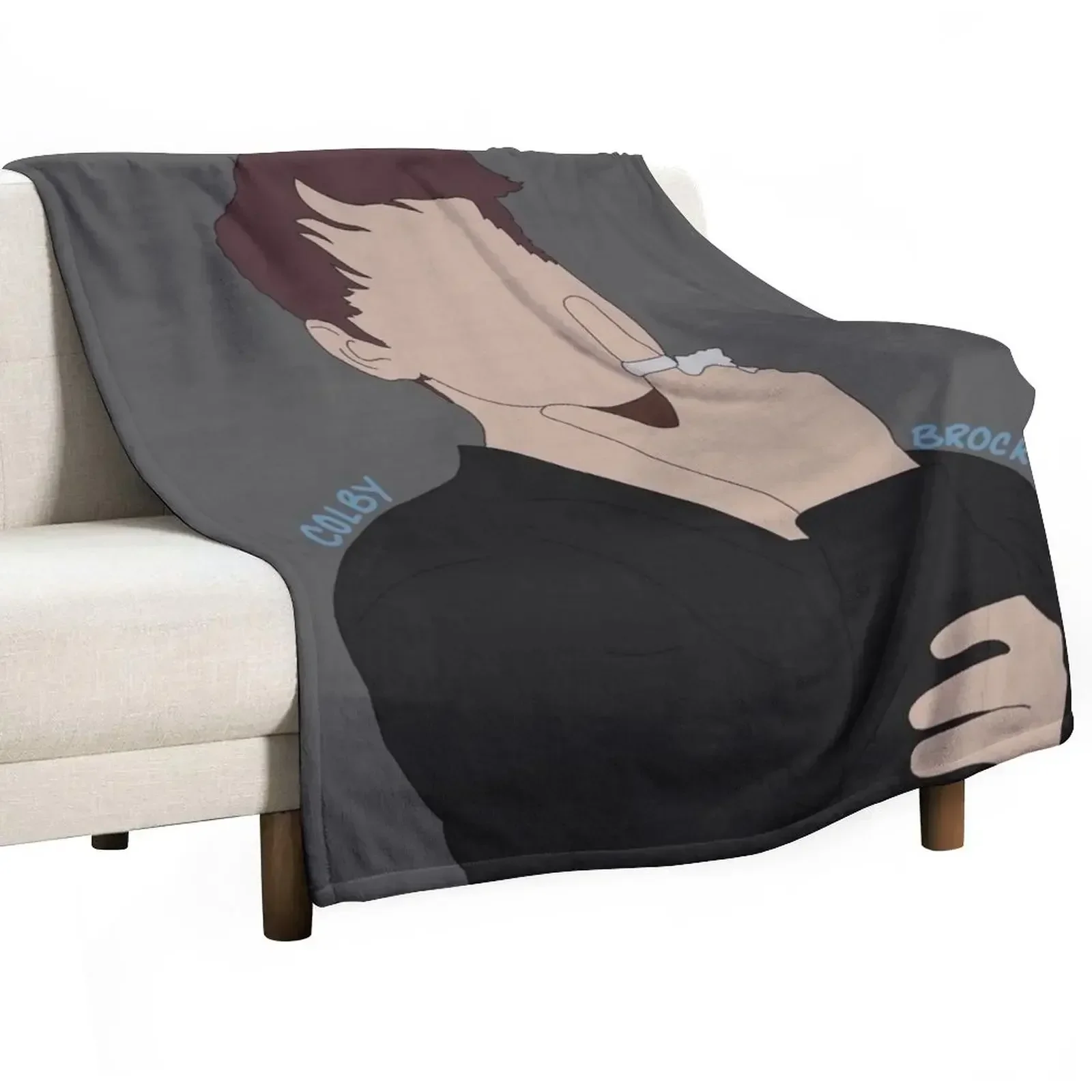 Colby Brock 1 Throw Blanket Cute blankets and throws for sofa Baby Blankets