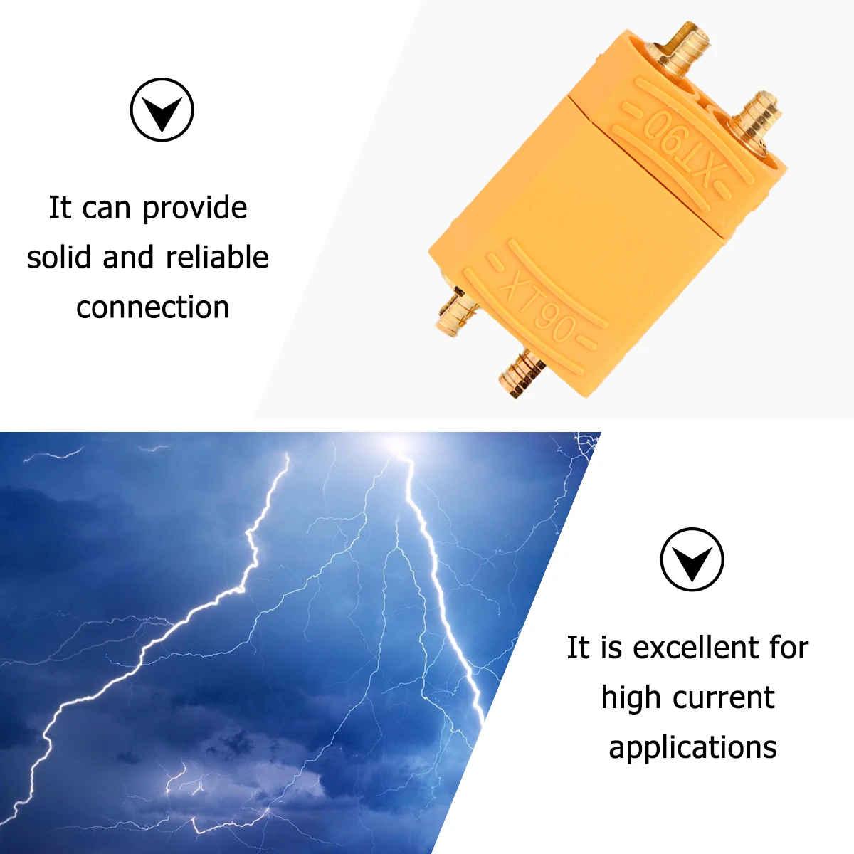 

20 pcs Connector T Plug For High Current Reliable Connection Airplane Male Female Terminal Block Plug Easy