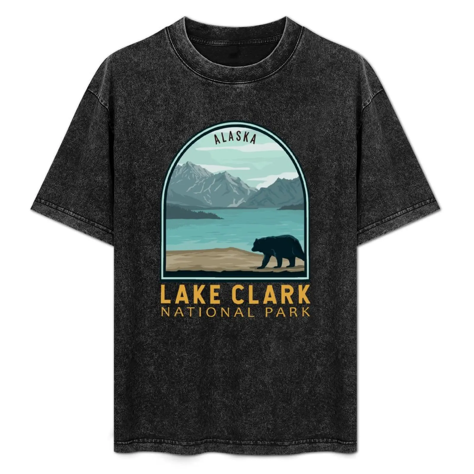 

Lake Clark National Park Vintage Emblem T-Shirt Work Casual Loose Fit T-Shirt