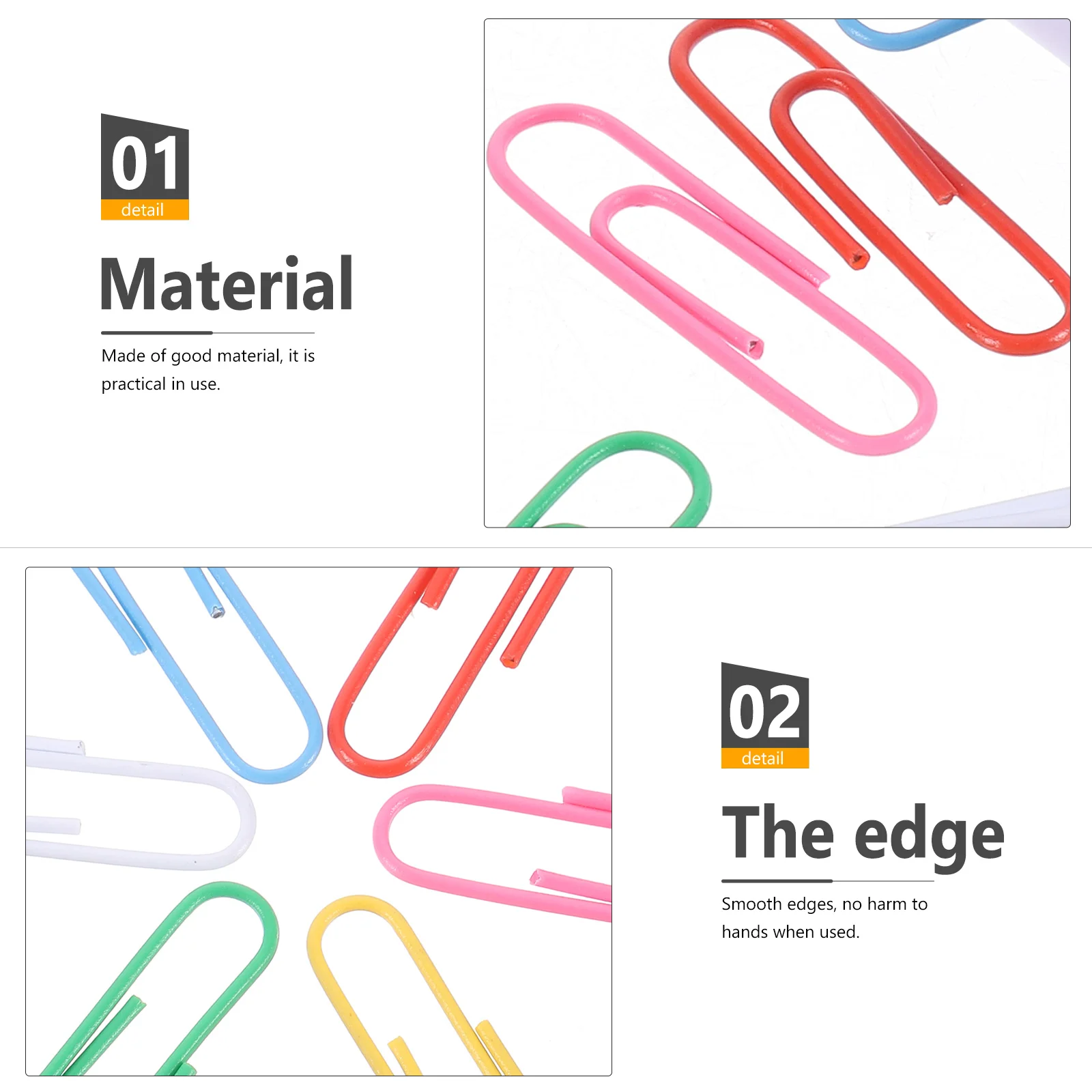 2 Pcs Square Macaron Color Magnetic Paper Clip Storage Bucket Pin Strainer Tape for Dispenser Clam Clips Portable