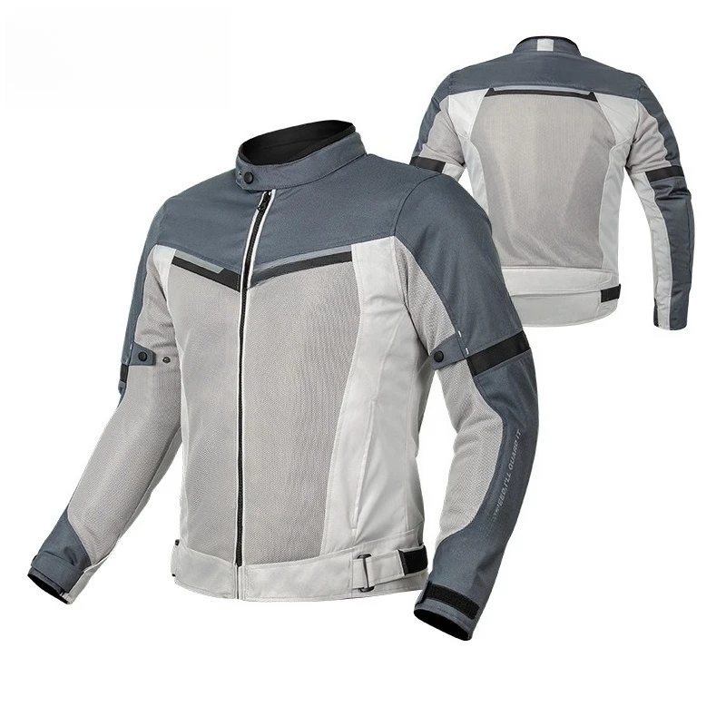 Motorcycle summer breathable riding suit outdoor riding protective jacket knight racing mesh breathable riding gear