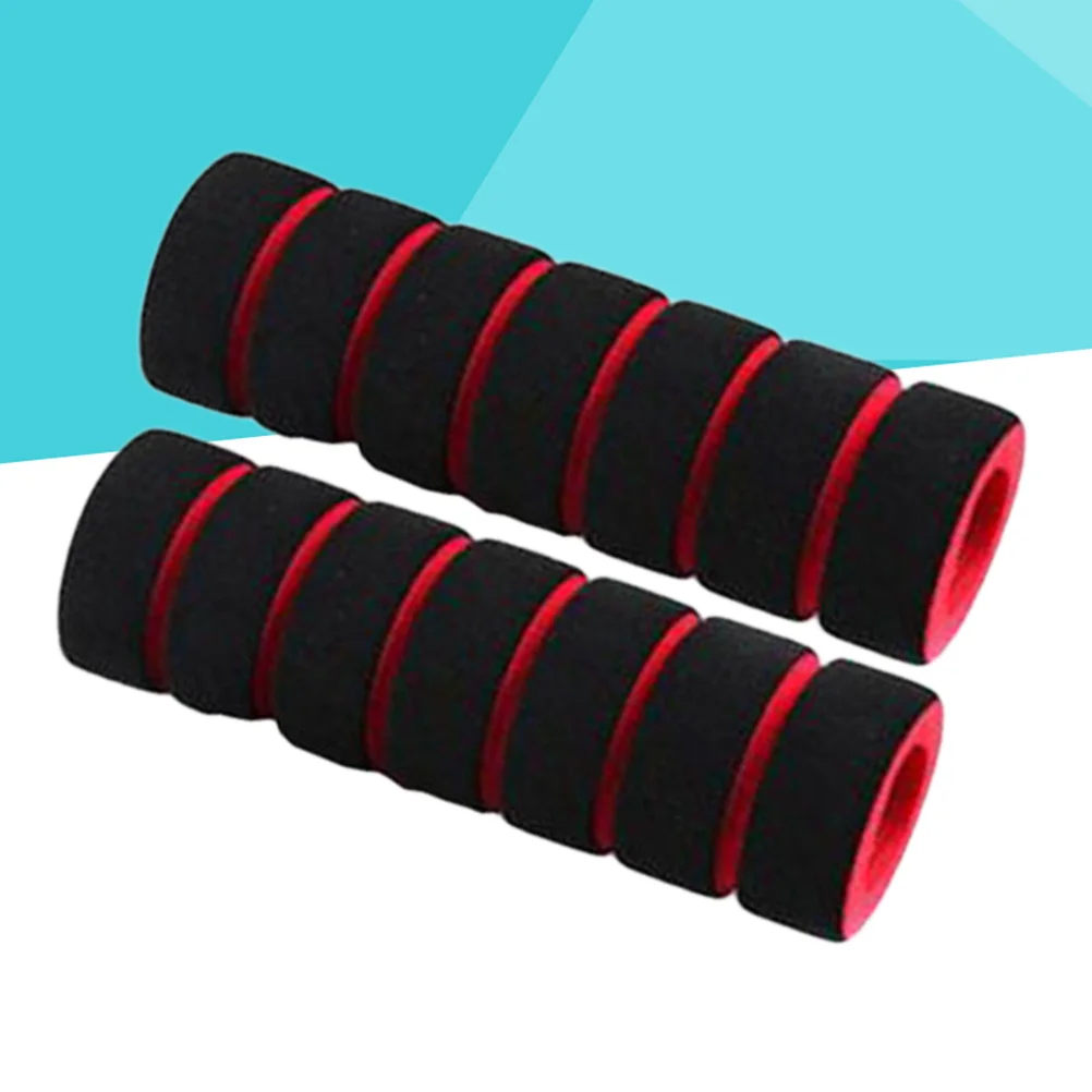 

2pcs Bicycle Handlebar Grips Non-Slip Sponge Grip Cover For Bike Mountain Electric Folding Scooter Tricycle Wheelchair Vibration