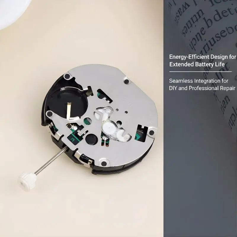 PE50 Quartz 6 Pin Watch Movement Single Calendar for 2 6 10 Seconds Hands Watch Factory Replacement Tool