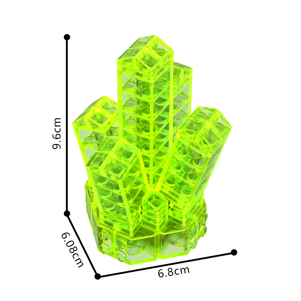GOBRICKS MOC Raiders Game Energy Crystal Building Blocks 6