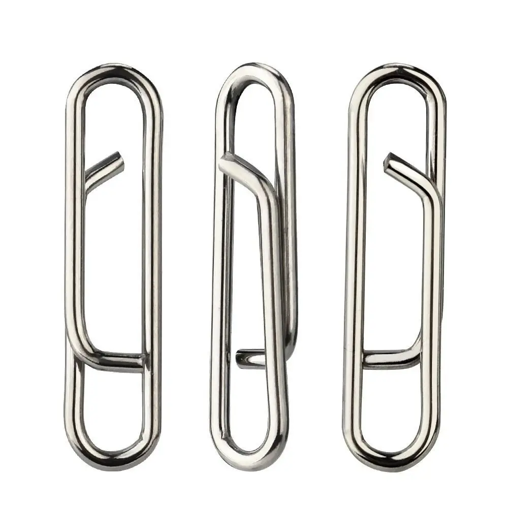 

Quick Snap Connector Hanging Ring Retrieve Fake Bait Stainless Steel Sea Fishing Tackle Fishing Swivel Snap Pin Fishing Hook