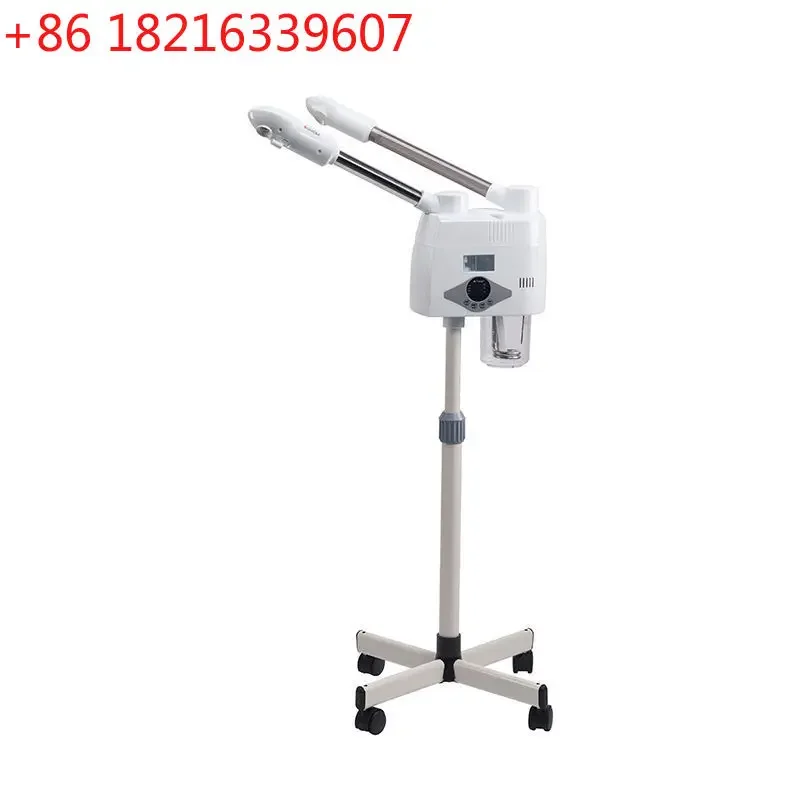 New spray machine Adjustable mobile double tube hot and cold spray face steamer Household face