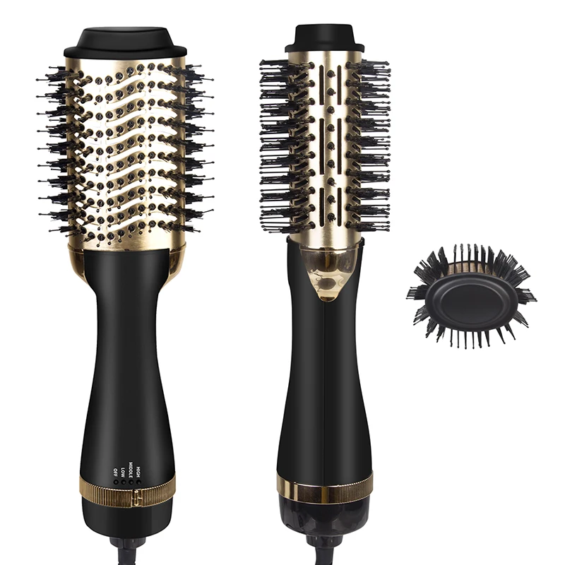 

Factory Price Professional Hair Dryer Brush Hot Air Volume Brush Blow Comb Hair Dryer Brush